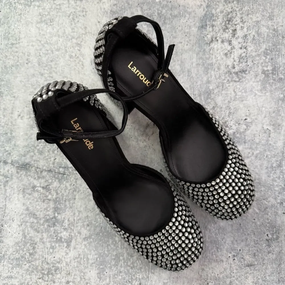 NEW Larroude Ari Crystal Pump 9